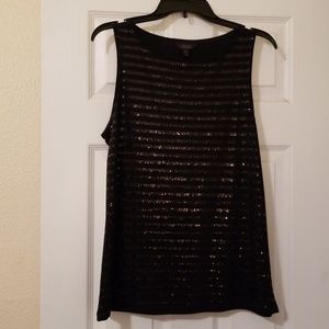 Black Sequined Tank